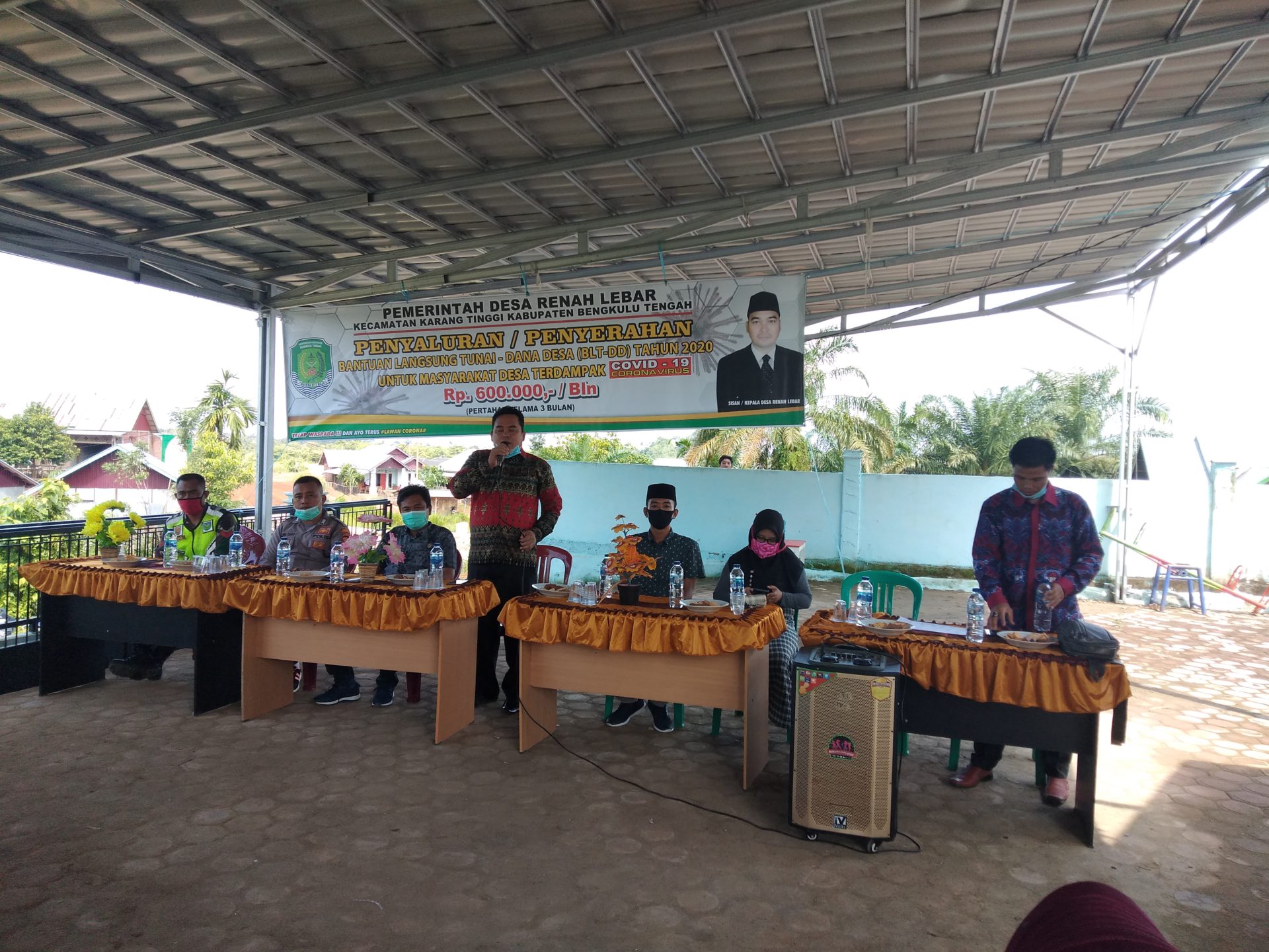 DESA RENAH LEBAR SALURKAN BLT BULAN KE EMPAT, LIMA DAN ENAM