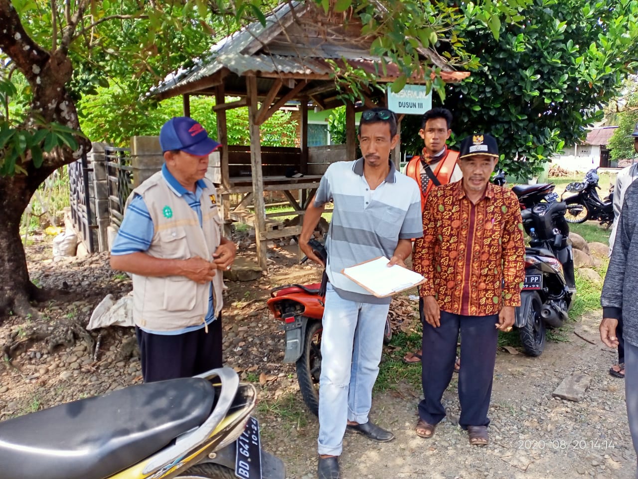Penentuan Titik Nol Pembangunan APBN Siring Pasang Jalan Nasional