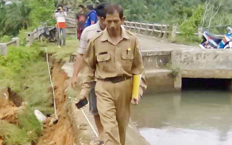 Irigasi Jebol, Petani Seluma Selatan Terancam Gagal Tanam